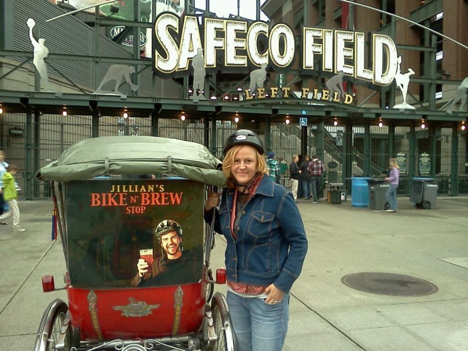 CATCH A RIDE TO THE GAME ON A PEDI-CAB!